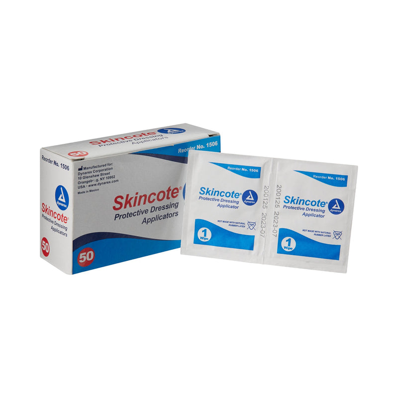DYNAREX® SKINCOTE™ PROTECTIVE DRESSING APPLICATOR, SOLD AS 50/BOX DYNAREX 1506