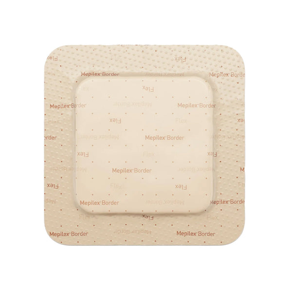 MEPILEX® BORDER FLEX ADHESIVE WITH BORDER FOAM DRESSING, 4 X 4 INCH, SOLD AS 1/EACH MOLNLYCKE 595300