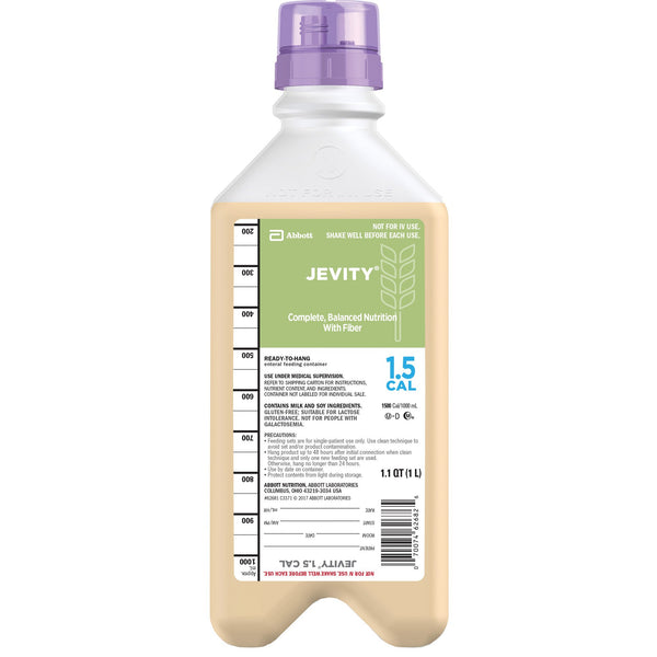 JEVITY 1.5 CAL TUBE FEEDING FORMULA, 33.8 OZ READY TO HANG CARTON, SOLD AS 8/CASE ABBOTT 62681