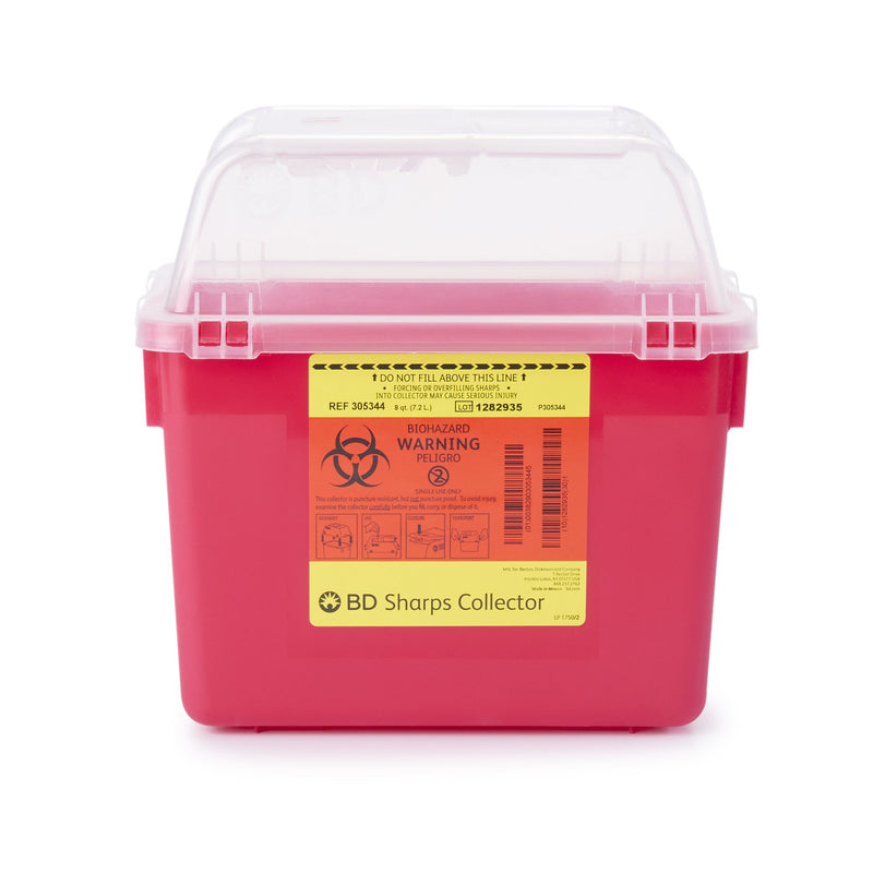 BD™ MULTI-PURPOSE SHARPS CONTAINER, 10.3 X 11.3 X 6.8 INCH, SOLD AS 24/CASE BD 305344