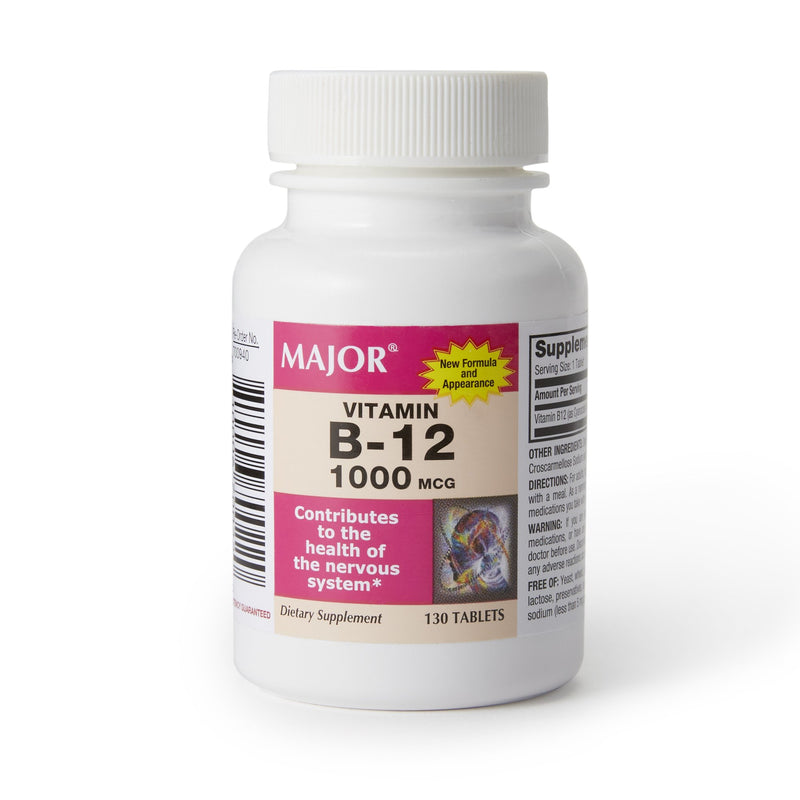 MAJOR® VITAMIN B-12 VITAMIN SUPPLEMENT, SOLD AS 1/BOTTLE MAJOR 10006070022
