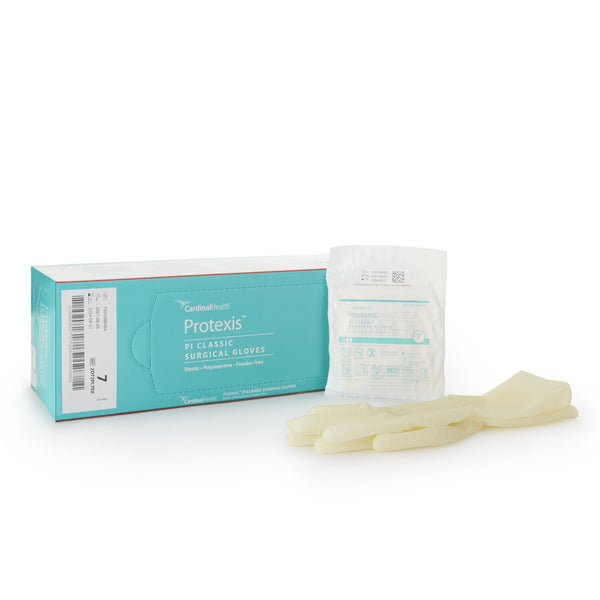 PROTEXIS™ PI CLASSIC POLYISOPRENE SURGICAL GLOVE, SIZE 7, IVORY, SOLD AS 50/BOX CARDINAL 2D72PL70X