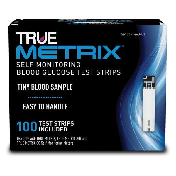 TRUE METRIX® SELF MONITORING BLOOD GLUCOSE TEST STRIPS, SOLD AS 100/BOX TRIVIDIA 56151146001