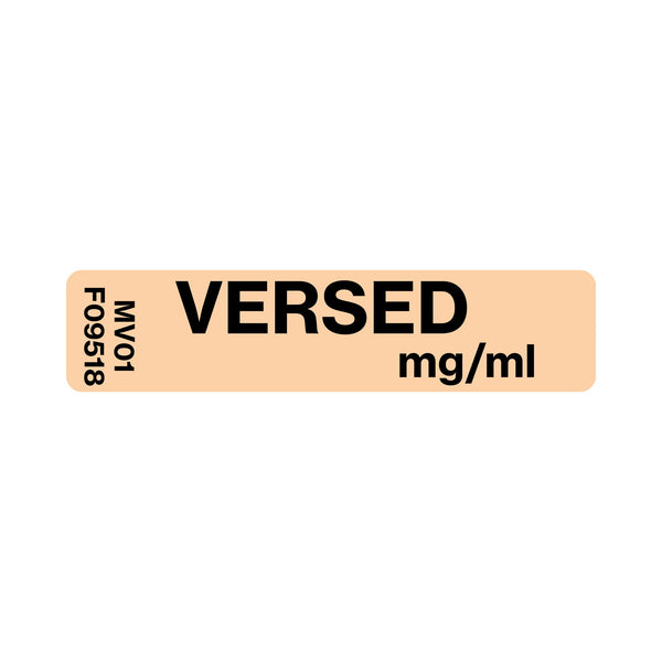 MEDVISION® DRUG LABEL, VERSED MG/ML, SOLD AS 760/PACK PDC MV01FO9518