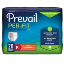 PREVAIL® PER-FIT® EXTRA ABSORBENT UNDERWEAR, MEDIUM, SOLD AS 80/CASE FIRST PF-512