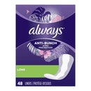 ALWAYS XTRA PROTECTION ANTI-BUNCH LINERS, LONG, UNSCENTED, SOLD AS 576/CASE PROCTER 03077202267