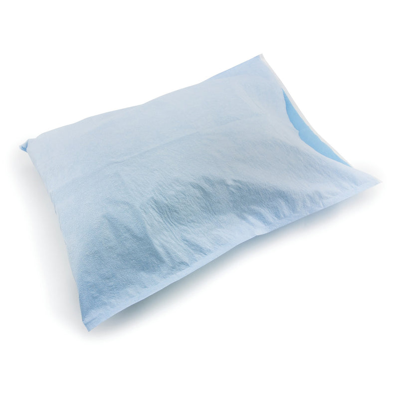 MCKESSON BLUE TISSUE/POLY DISPOSABLE PILLOWCASE, 21 X 30 INCH, SOLD AS 100/CASE MCKESSON 18-918