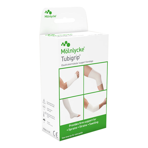 TUBIGRIP® PULL ON ELASTIC TUBULAR SUPPORT BANDAGE, 1 METER, SIZE E, SOLD AS 12/BOX MOLNLYCKE 1528