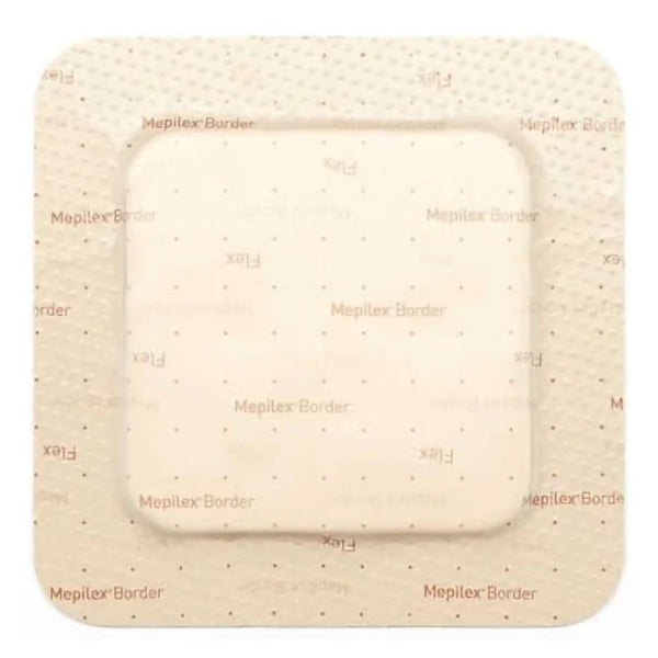 MEPILEX® BORDER FLEX ADHESIVE WITH BORDER FOAM DRESSING, 3 X 3 INCH, SOLD AS 50/CASE MOLNLYCKE 595200