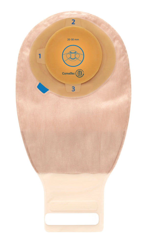 ESTEEM® + ONE-PIECE TRANSPARENT OSTOMY POUCH, 13/16 TO 1-3/16 INCH FLANGE, SOLD AS 10/BOX CONVATEC 413518