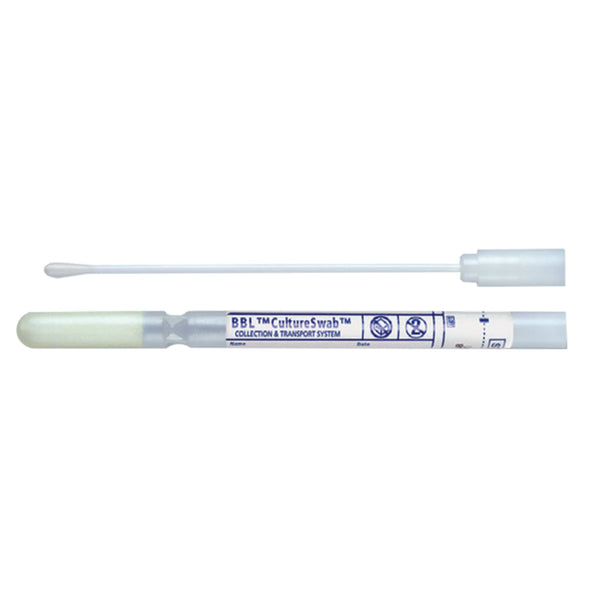 BBL™ CULTURESWAB™ SWABSTICK WITH LIQUID STUART MEDIUM ADDITIVE, SOLD AS 50/PACK BD 220099