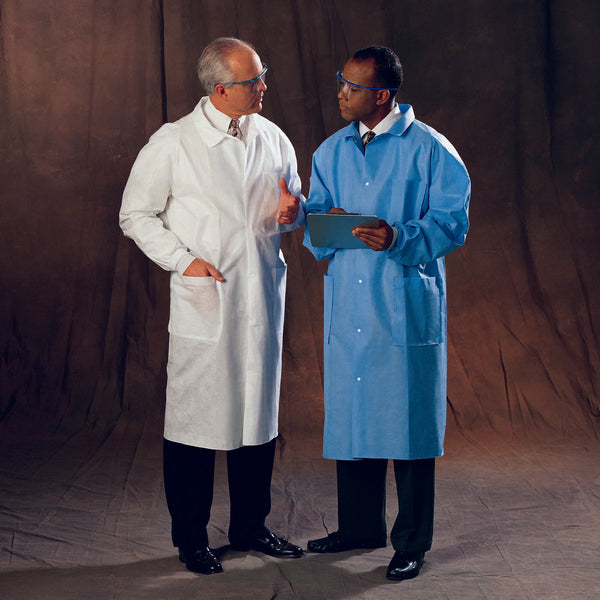 UNIVERSAL PRECAUTIONS LAB COAT, SOLD AS 1/EACH O&M 10047