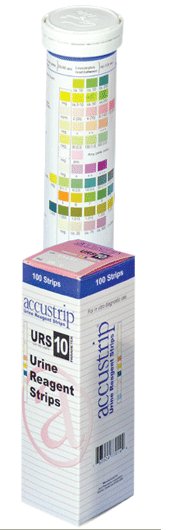 ACCUSTRIP® URINE REAGENT STRIPS, GENERAL CHEMISTRY, SOLD AS 1/EACH JANT UA870