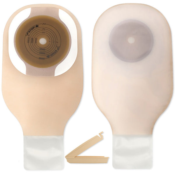 PREMIER™ FLEXTEND™ ONE-PIECE TRANSPARENT COLOSTOMY POUCH, CUT TO FIT UP TO 64 MM, SOLD AS 10/BOX HOLLISTER 8631