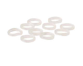BIOSEAL RUBBER BANDS. DENTAL RUBBER BANDS, 1/4", 10/PK, 50 PK/CS. , CASE