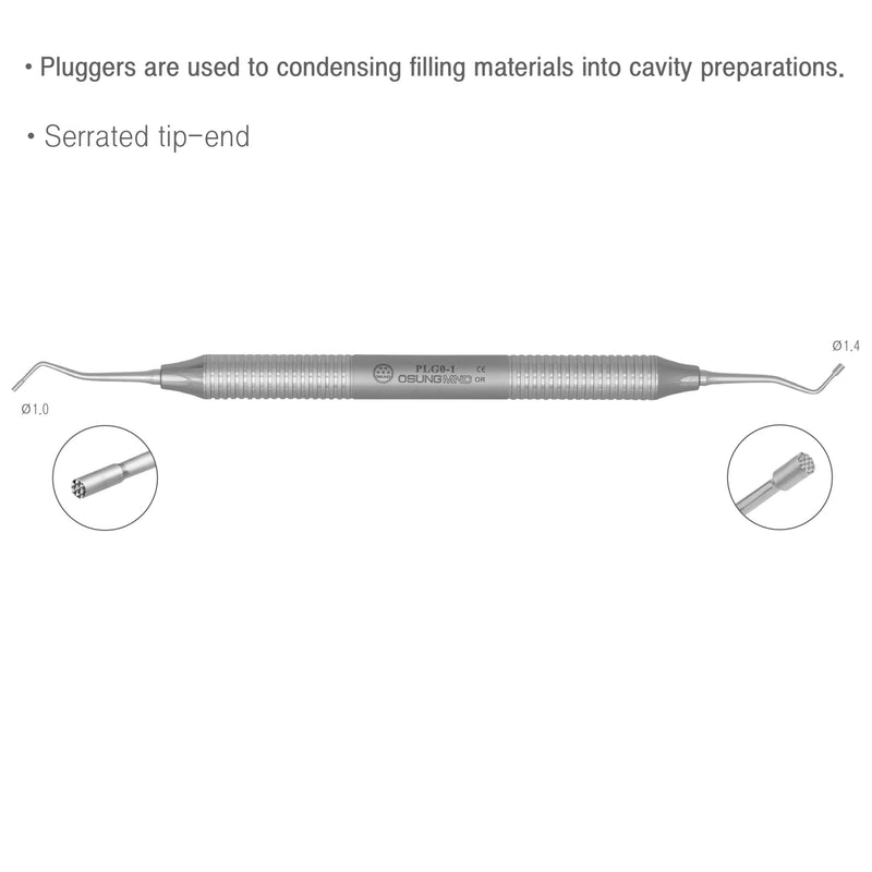 Osung 0/1 Dental Amalgam Plugger Premium -PLG0-1 - Osung USA