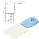 Osung 3" x 3.9" Intraoral Photo Mirror Large with Handle -DMHL - Osung USA