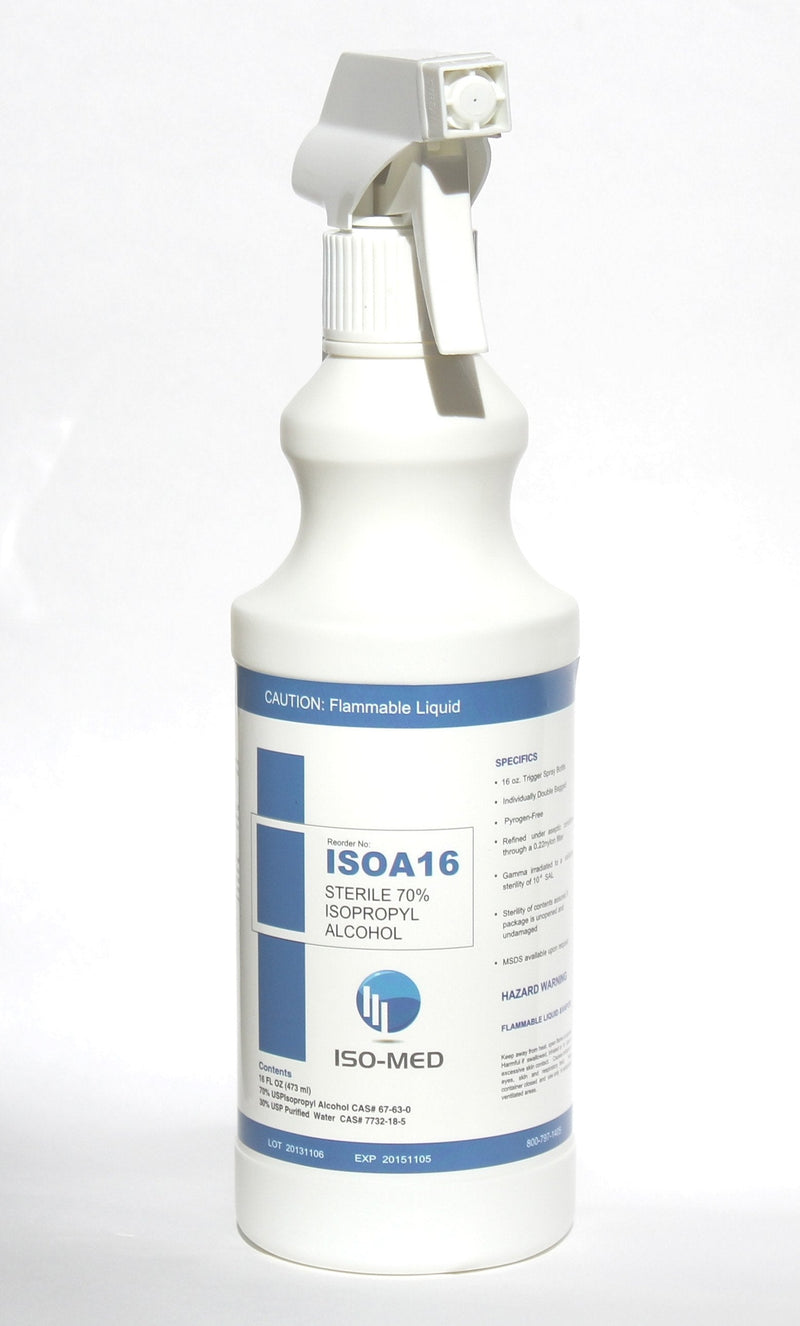 Iso-Med Surface Disinfectant Spray, 16 oz. 12/CASE -ISOA16