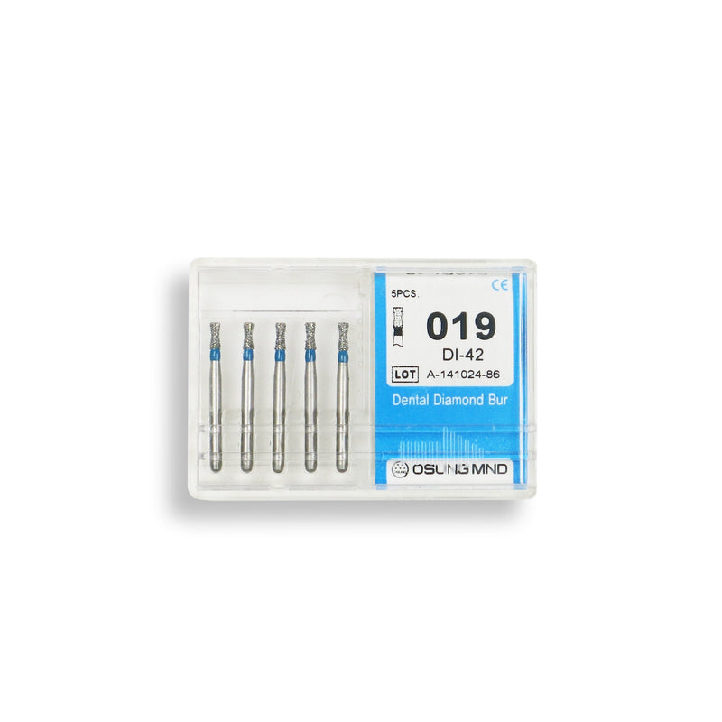 Diabolo 1.4 mm Dia. Medium Grit Diamond Bur 5 per pack. 032.14M1