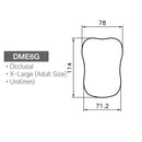 Extra Large Occlusal Dental Photo Mirror Glass Osung -DME6G - Osung USA