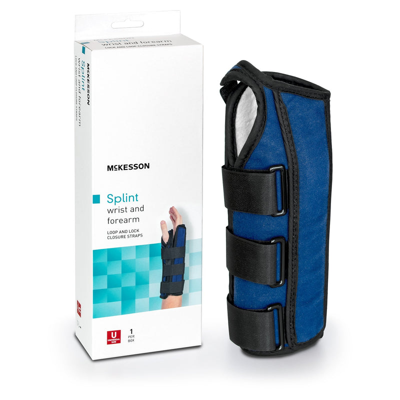 McKesson Left Wrist / Forearm Splint, One Size Fits Most 1/EACH -155-79-87060