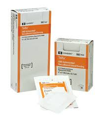 ANTIMICROBIAL FOAM DRESSING, 1" DIA DISC, FENESTRATED, 4MM HOLE, 40/CS, SOLD AS EACH CARDINAL 261