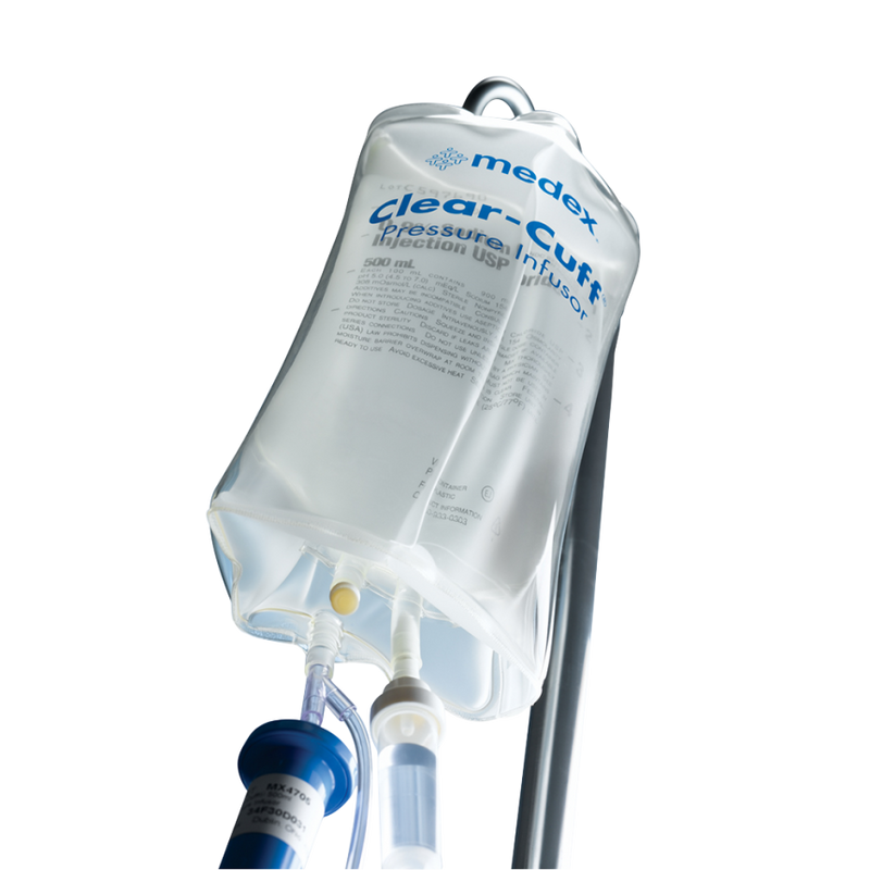 CLEAR-CUFF® 500ML DISPOSABLE PRESSURE INFUSOR, 10/CS, SOLD AS CASE ICU 10000485