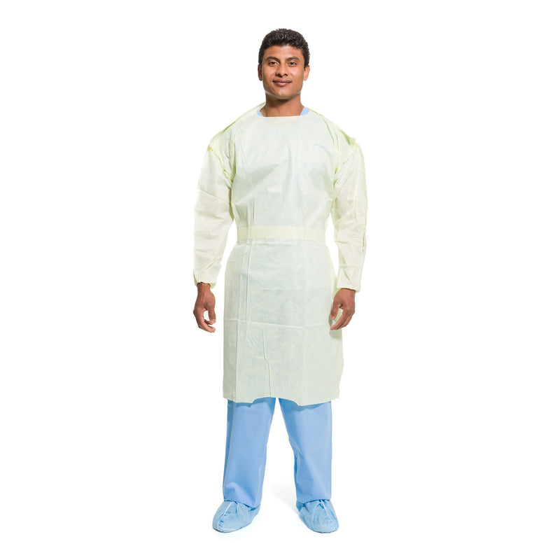 Halyard Protective Procedure Gown, Large, Yellow 1/EACH -69979