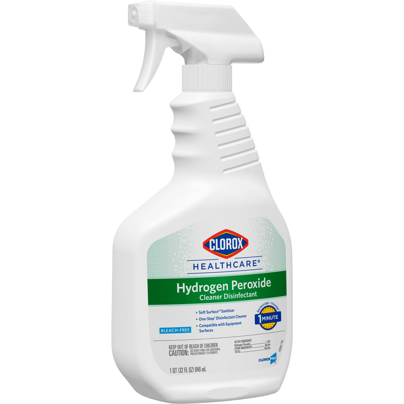 CLOROX HEALTHCARE® HYDROGEN PEROXIDE CLEANER DISINFECTANT, SPRAY BOTTLE, 32 OZ., SOLD AS 1/EACH THE 30828