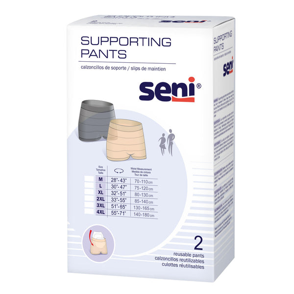SENI® PULL ON BOXER STYLE KNIT PANT, LARGE, UNISEX, SOLD AS 16/CASE TZMO S-LA02-US1