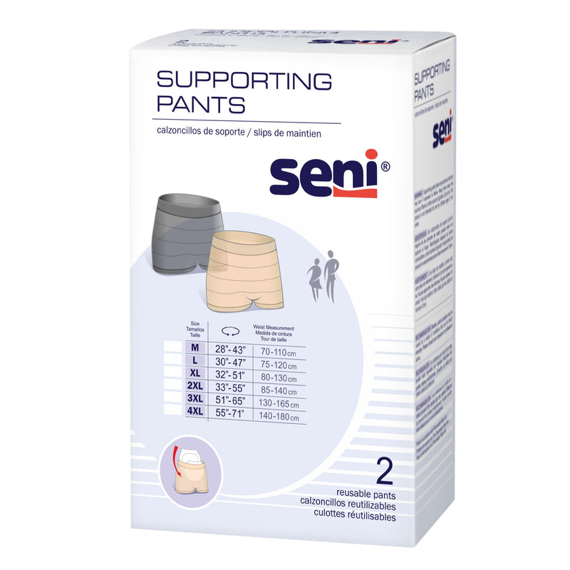 SENI® PULL ON BOXER STYLE KNIT PANT, LARGE, UNISEX, SOLD AS 16/CASE TZMO S-LA02-US1