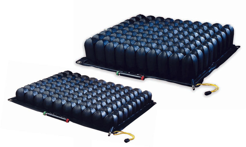 ROHO® HIGH PROFILE® SEAT CUSHION, 18 IN. W X 16 IN. D X 4 IN. H, NEOPRENE RUBBER, BLACK, INFLATABLE, SOLD AS 1/EACH CROWN 1R109C