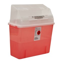 GATORGUARD™ IN-ROOM™ SHARPS CONTAINERS, 2 GALLON, 8-3/4 X 12-1/4 X 12-1/4 INCH, SOLD AS 1/EACH CARDINAL 31323333