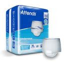 ATTENDS® EXTRA ABSORBENCY UNDERWEAR, X-LARGE, SOLD AS 4/CASE ATTENDS AP0740
