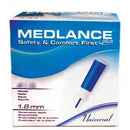 LANCET MEDLANCE 1.8MM 200/B200/BX 10BX/CS 21G B CMBRSN, 200/BX
