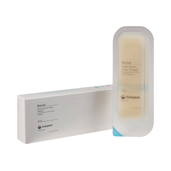 COLOPLAST OSTOMY ELASTIC BARRIER STRIPS, STRAIGHT, SOLD AS 20/BOX COLOPLAST 120740