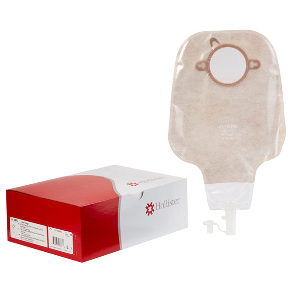 NEW IMAGE™ 18013 2-PIECE ULTRA CLEAR OSTOMY POUCH, PRE-CUT TO FIT 57 MM, RED, SOLD AS 10/BOX HOLLISTER 18013