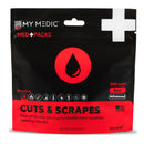 Med Packs™ First Aid Kit for Cuts, Scrapes – Injury Supplies in Portable Pouch, 1/EA