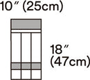 3M™ STERI-DRAPE™ INSTRUMENT POUCH DRAPE, TWO POCKET, 7 X 11 INCH, SOLD AS 40/CASE SOLVENTUM 1018
