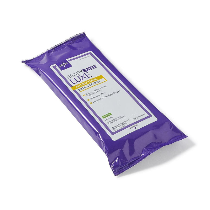 ReadyBath Luxe Rinse-Free Bath Wipe, Soft Pack 8/PACK -MSC095100