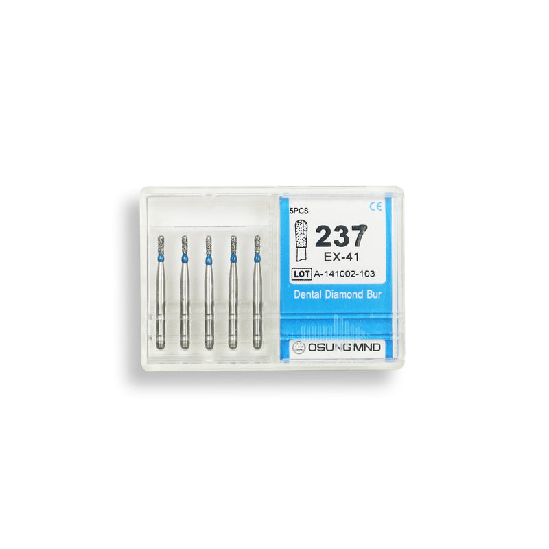 Pear 1 mm Dia. Medium Grit Diamond Bur 5 per pack. 237.10M2
