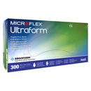 Microflex Ultraform Nitrile Exam Glove, Large, Blue, Sold As 3000/Case Microflex Uf-524-L