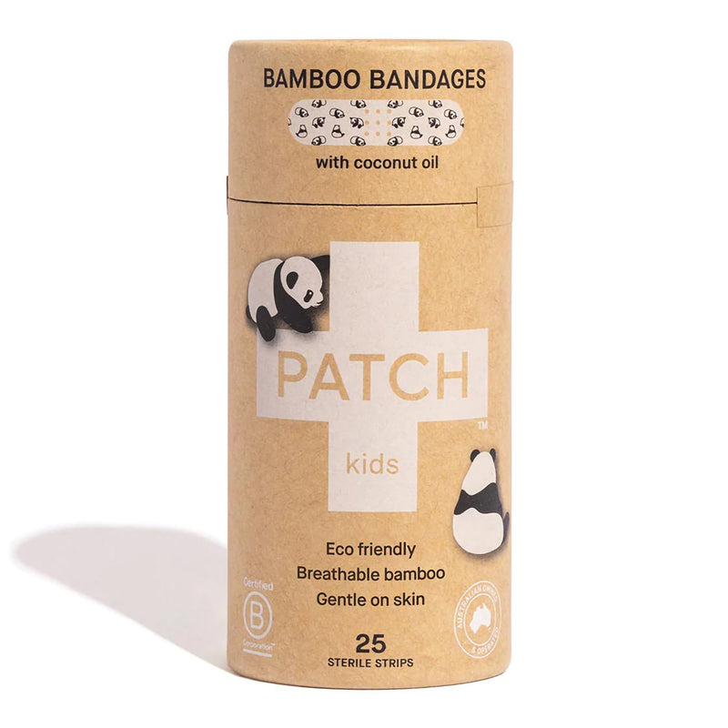 PATCH™ KIDS (PANDA DESIGN) ADHESIVE STRIP WITH COCONUT OIL, 3/4 X 3 INCH, SOLD AS 24/CASE NUTRICARE PATCOCT