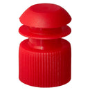 MCKESSON TUBE CLOSURE FLANGED PLUG CAP RED POLYETHYLENE 1000 PER BAG, SOLD AS 1000/BAG MCKESSON 177-118240R