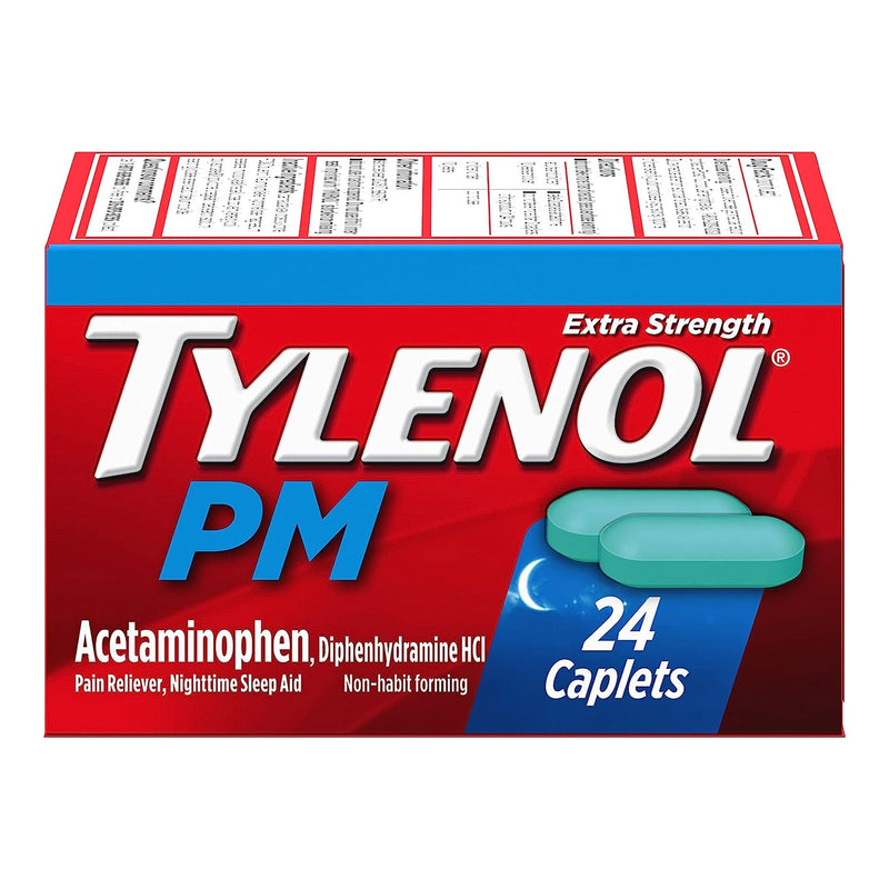 TYLENOL® PM CAPLETS, SOLD AS 1/BOTTLE J 50580050624