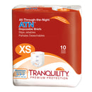 TRANQUILITY® ATN MAXIMUM PROTECTION INCONTINENCE BRIEF, EXTRA SMALL, SOLD AS 100/CASE PRINCIPLE 2183