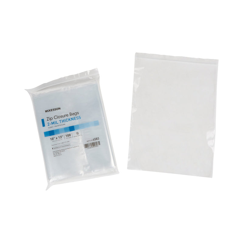 MCKESSON ZIP CLOSURE BAG, 10 X 13 INCHES, SOLD AS 1/BOX MCKESSON 4583