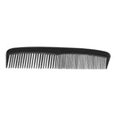 Black Plastic Comb, 5-Inch Length, 2160/CT