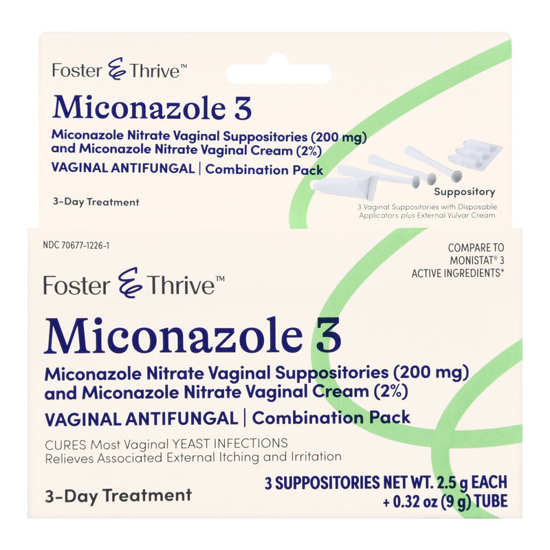 FOSTER & THRIVE™ 2% MICONAZOLE NITRATE VAGINAL ANTIFUNGAL KIT, SOLD AS 1/EACH MCKESSON 70677122601