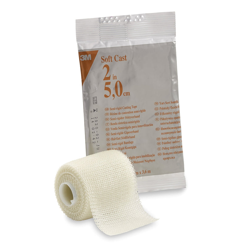 3M™ SCOTCHCAST™ SOFT CAST WHITE CAST TAPE, 2 INCH X 4 YARD, SOLD AS 10/CASE SOLVENTUM 82102